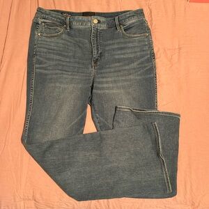 WHBM skinny Flare jeans size 14